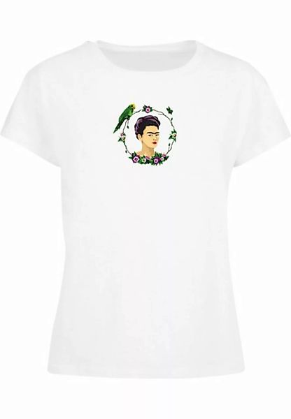 Merchcode T-Shirt Merchcode Damen Ladies Frida Kahlo - Botanic frame Box Te günstig online kaufen