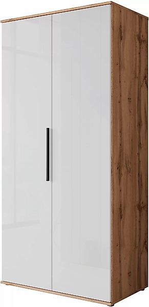 INOSIGN Kleiderschrank "LAGOS Wäscheschrank, Garderobe, schwarze Griffe, Ma günstig online kaufen