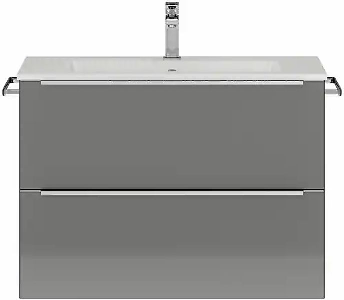 nobilia® Waschtisch-Set Levere, (1-St., vormontiert, mit günstig online kaufen