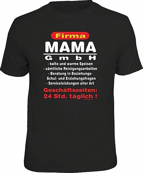 RAHMENLOS® T-Shirt für Mütter: Firma Mama GmbH, 24 Std. täglich günstig online kaufen