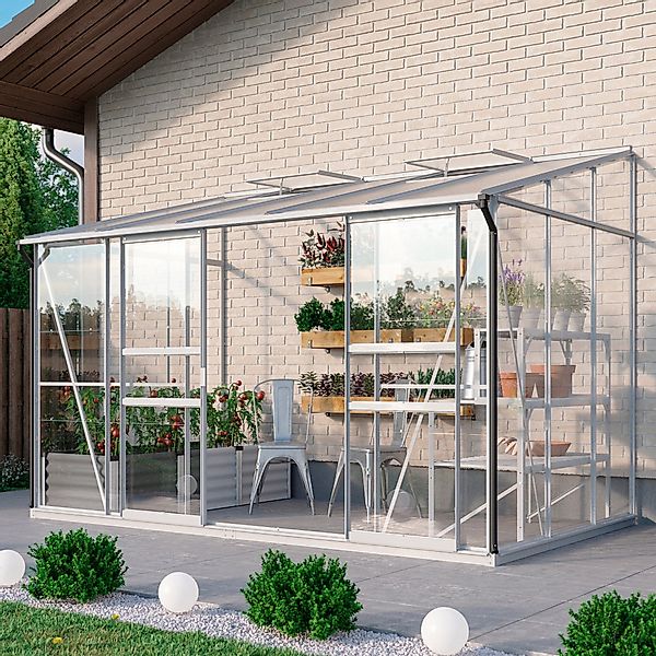 Vitavia Anlehngewächshaus Osiris 6500, BxTxH: 190 günstig online kaufen