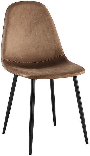 CLP Esszimmerstuhl Napier, mit Samt-, Stoff- oder Kunstlederbezug günstig online kaufen