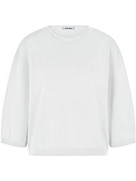 Rundhals-Pullover aus 100% SUPIMA®-Baumwolle Peter Hahn weiss günstig online kaufen