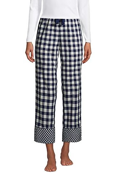 Draper James Popelin-Pyjamahose in 7/8-Länge, Damen, Größe: 48-50 Normal, B günstig online kaufen
