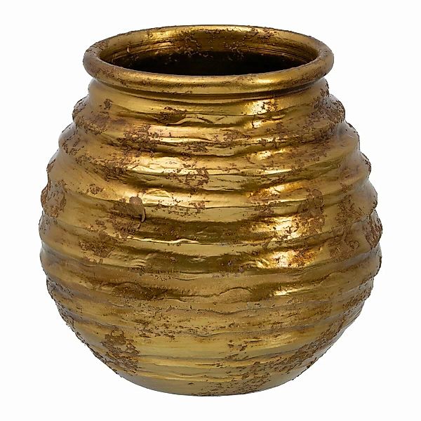 Blumentopf Aus Keramik Gold 32 X 32 X 35 Cm günstig online kaufen