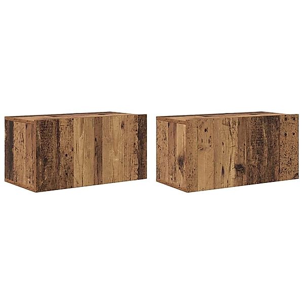 vidaXL TV-Schrank 2 Stk Mehrfarbig 60 x 30 x 30 cm Holzwerkstoff 875165 günstig online kaufen