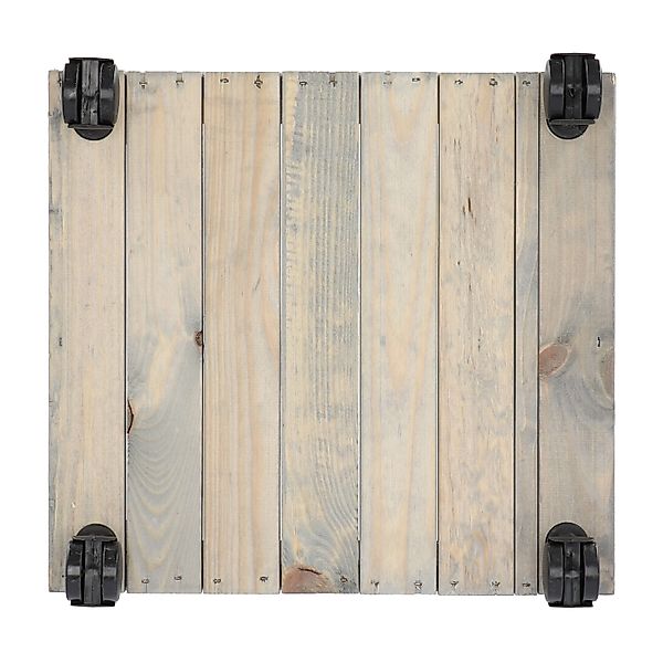 Dekowunder Übertopf Natürliche Eleganz: Holz-Pflanzkasten auf günstig online kaufen