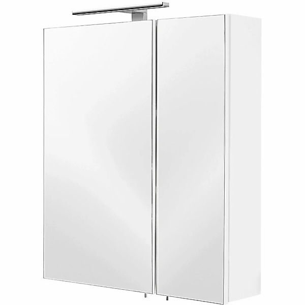 Posseik Spiegelschrank Weiß 60 cm mit Softclose Türen günstig online kaufen