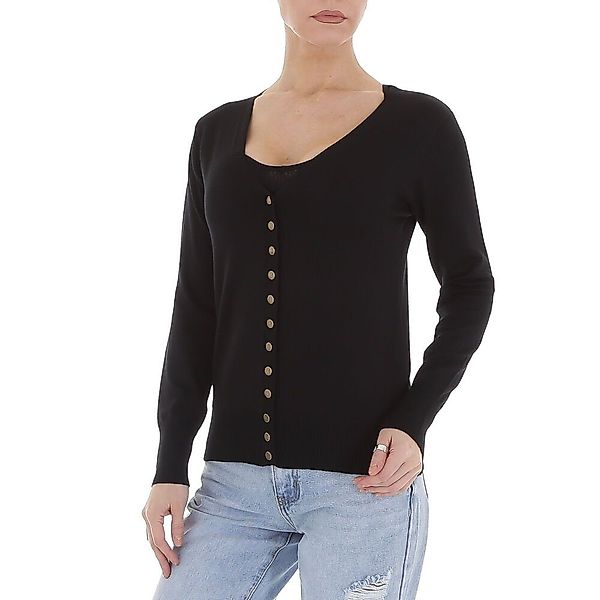 Ital-Design Strickjacke Damen Freizeit Stretch Strickjacke günstig online kaufen