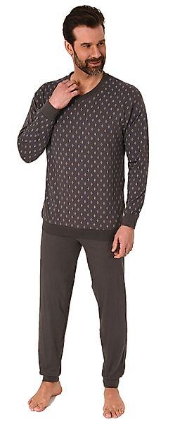 Normann Pyjama Herren Schlafanzug langarm mit günstig online kaufen