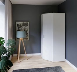 FORTE Eckkleiderschrank Eckkleiderschrank, Stauraum, Aufsatz optional beste günstig online kaufen