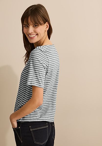 Cecil Rundhalsshirt, aus reiner Baumwolle günstig online kaufen