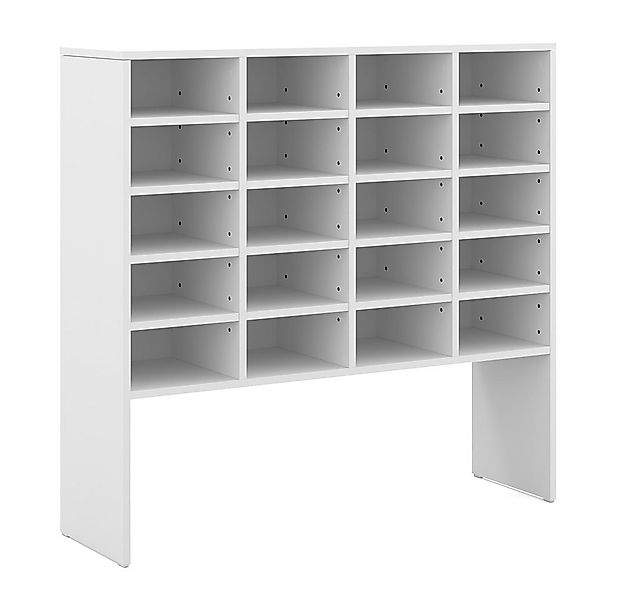 Vicco Schuhregal Hermia, Weiß, 104 x 99 cm günstig online kaufen