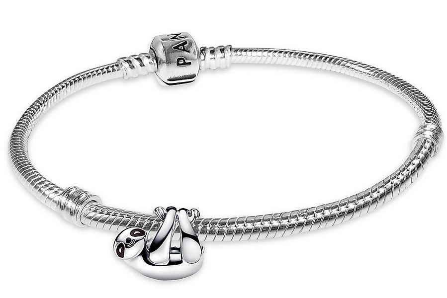 Pandora Charm-Armband Damen-SilberHängendes Faultier Geschenkset günstig online kaufen