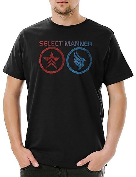 Urban Backwoods Print-Shirt Select Manner Herren T-Shirt Jack Commander Mas günstig online kaufen