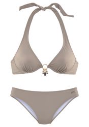 Bruno Banani Bügel-Bikini mit gold-schwarzenen Accessories günstig online kaufen