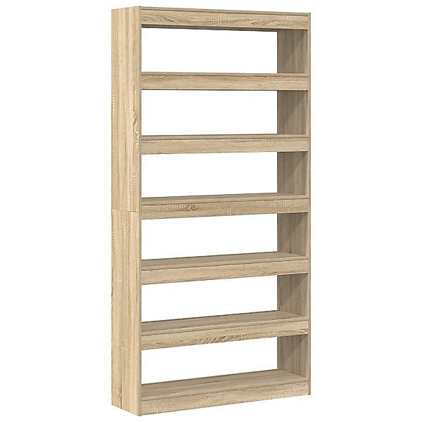 vidaXL Bücherregal Bücherregal Sonoma Eiche Holzwerkstoff günstig online kaufen