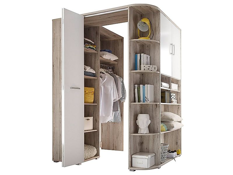 Begabino Kleiderschrank 146 x 198 x 133 cm (B/H/T) günstig online kaufen