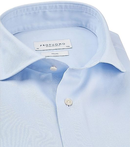 Profuomo Travel Hemd Blau - Größe 41 günstig online kaufen