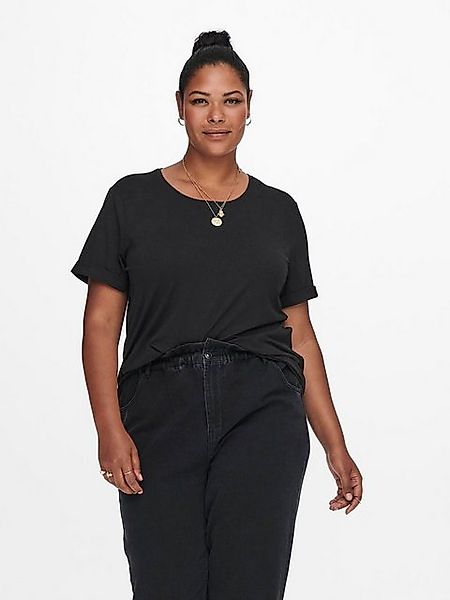 ONLY CARMAKOMA T-Shirt T-Shirt Kurzarm Rundhals Curvy Plus Size Shirt 7488 günstig online kaufen