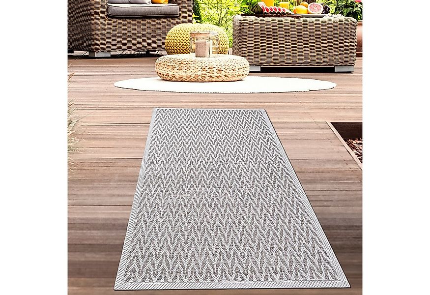 Carpetia Outdoorteppich Teppich Beige Creme für In- & Outdoor pflegeleicht günstig online kaufen