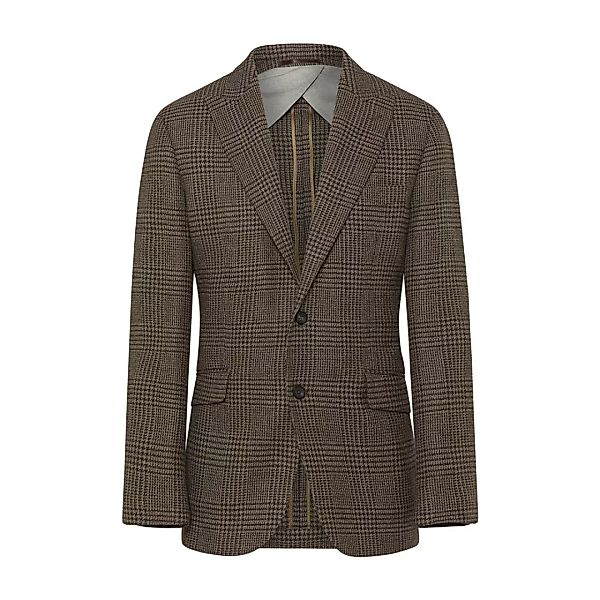 Hackett Sr Natural Glencheck-blazer Aus Wolle 36 Brown günstig online kaufen