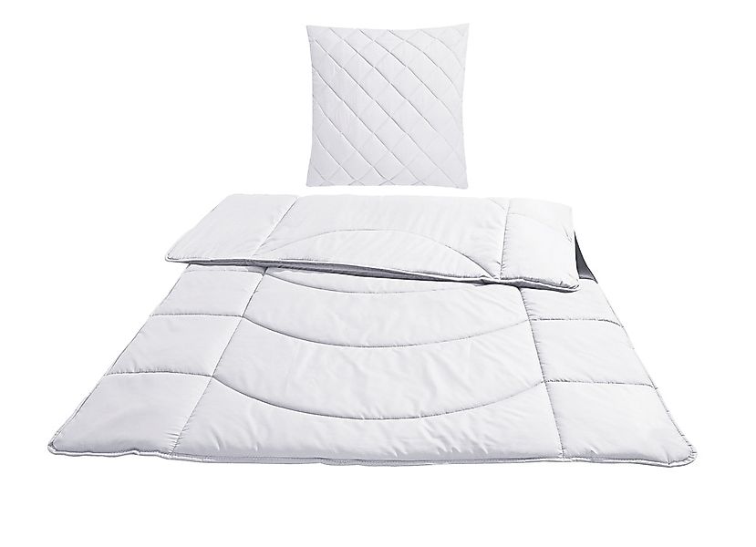 my home Steppbett + Kopfkissen »Microlux, Bettdecke 135x200 cm, 155x220 cm« günstig online kaufen