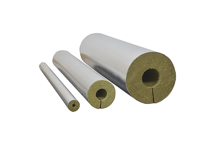 Scorprotect® Steinwolle Rohrschale Rohrisolierung Steinwolle alukaschiert 0 günstig online kaufen