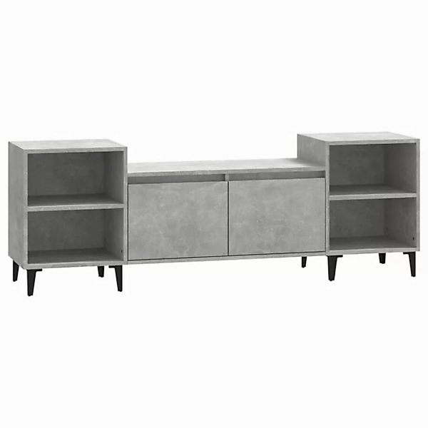 vidaXL TV-Schrank TV-Schrank Betongrau 160x35x55 cm Spanplatte günstig online kaufen