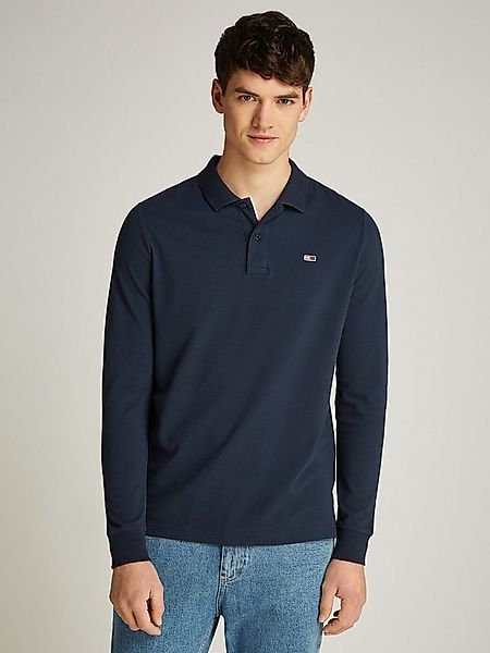 Tommy Jeans Plus Langarm-Poloshirt TJM SLIM PLACKET POLO LS EXT in Großen G günstig online kaufen