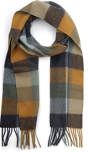 Barbour Schal Tattersall Blau Beige - günstig online kaufen