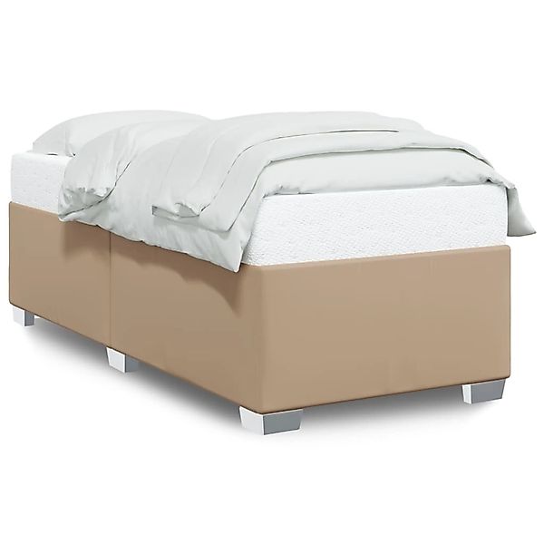 vidaXL Bettgestell Cappuccino-Braun 90x200 cm Kunstleder Modell 32100090 günstig online kaufen