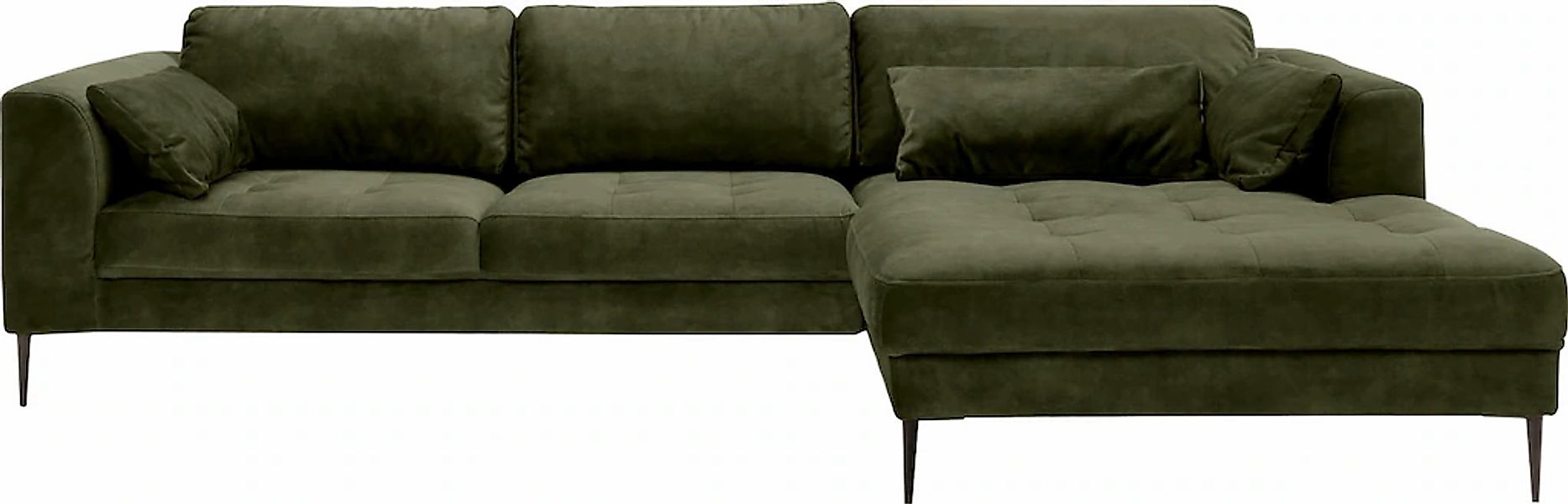 TRENDMANUFAKTUR Ecksofa »Luzi, wahlweise mit Schlaffunktion & Bettkasten. L günstig online kaufen