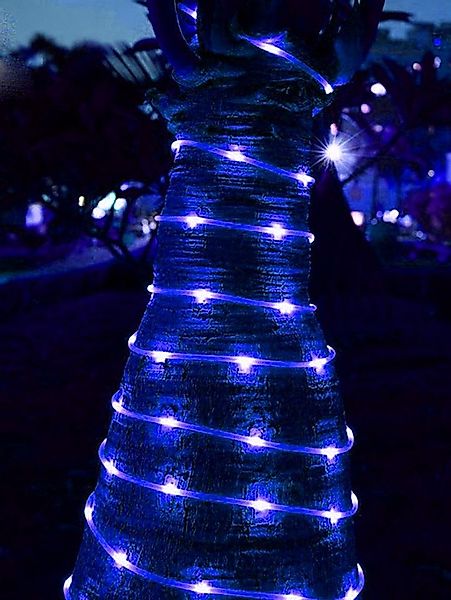 Rosnek LED-Lichterkette 5M 50LEDs, 8 Modi, batterie, für Balkon Camping Par günstig online kaufen