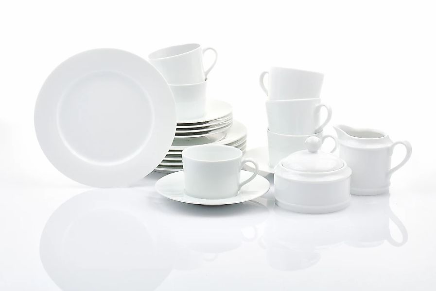 Retsch Arzberg Kaffeeservice "HEIKE WEISS, Geschirr-Set 20-tlg., mit Milch günstig online kaufen
