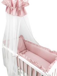 Baby-Delux Stubenbett Babywiege Komplettset Royal Rüsche, günstig online kaufen