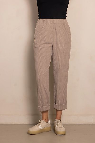 Zhrill Cordhose "ZHPIA" mit aufgesticktem Logo-Detail auf der linken Seite, günstig online kaufen