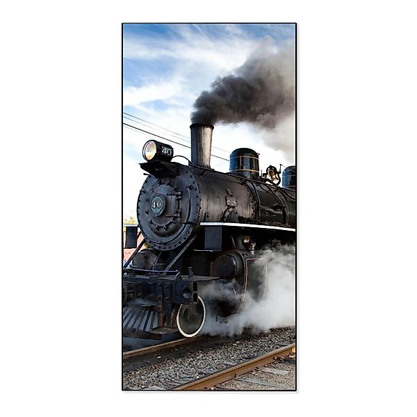 Banjado Magnettafel 37x78cm Magnetwand  Schwarz Aus Metall Magnetpinnwand P günstig online kaufen