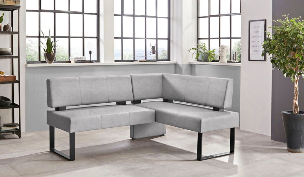 Home affaire Eckbank Oliver mit Metallgestell, günstig online kaufen