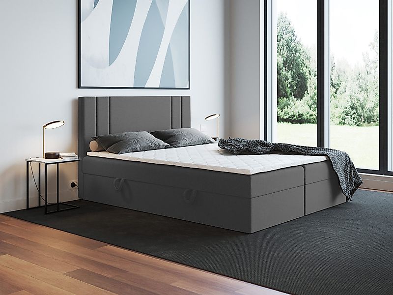 Godre Boxspringbett mit Bettkasten Nardo 180x180 günstig online kaufen