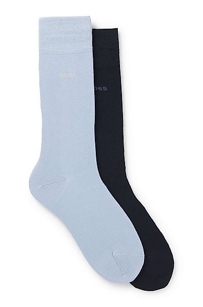 BOSS Businesssocken 2P RS Bamboo 1027 (Packung, 2-Paar) mit Strickbündchen günstig online kaufen