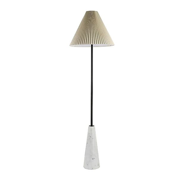 HOME DELUXE Stehlampe KEA in Marmoroptik - Weiß, weiche & blendfreie Beleuc günstig online kaufen