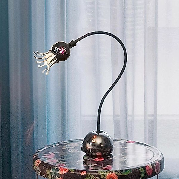 serien.lighting Poppy Table, schwarz/violett günstig online kaufen