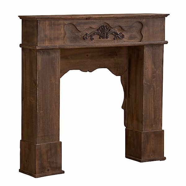 Mirabeau Kaminumbauschrank Kaminkonsole Margaux antikbraun günstig online kaufen