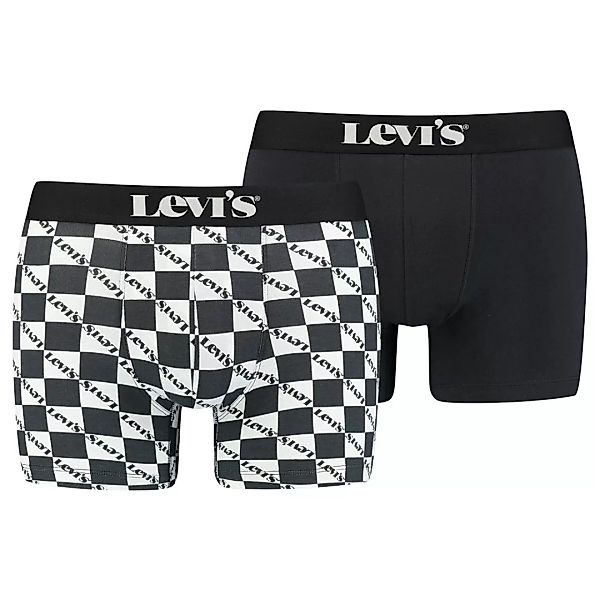 Levi´s ® Logo Checker Board Slip-boxer 2 Paare 2XL Black Combo günstig online kaufen