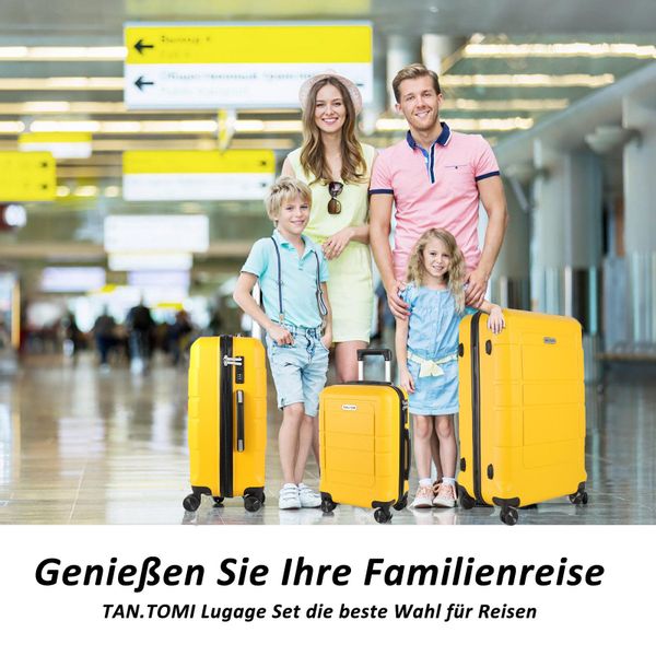 TAN.TOMI Kofferset Hartschale Trolley Koffer Leicht günstig online kaufen