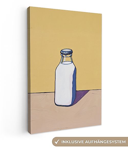 OneMillionCanvasses® Leinwandbild Gläser - Flasche - günstig online kaufen