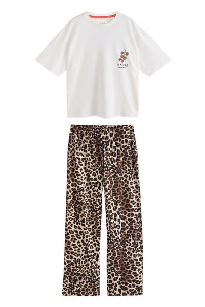 Next Pyjama Kurzarm-Schlafanzug aus 100 % Baumwolle günstig online kaufen