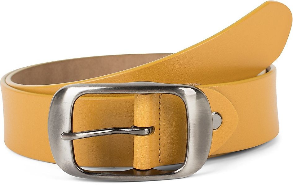 styleBREAKER Ledergürtel Unisex Leder Gürtel Unifarben günstig online kaufen