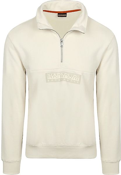 Napapijri Half-Zip Sweater Off White - Größe XL günstig online kaufen